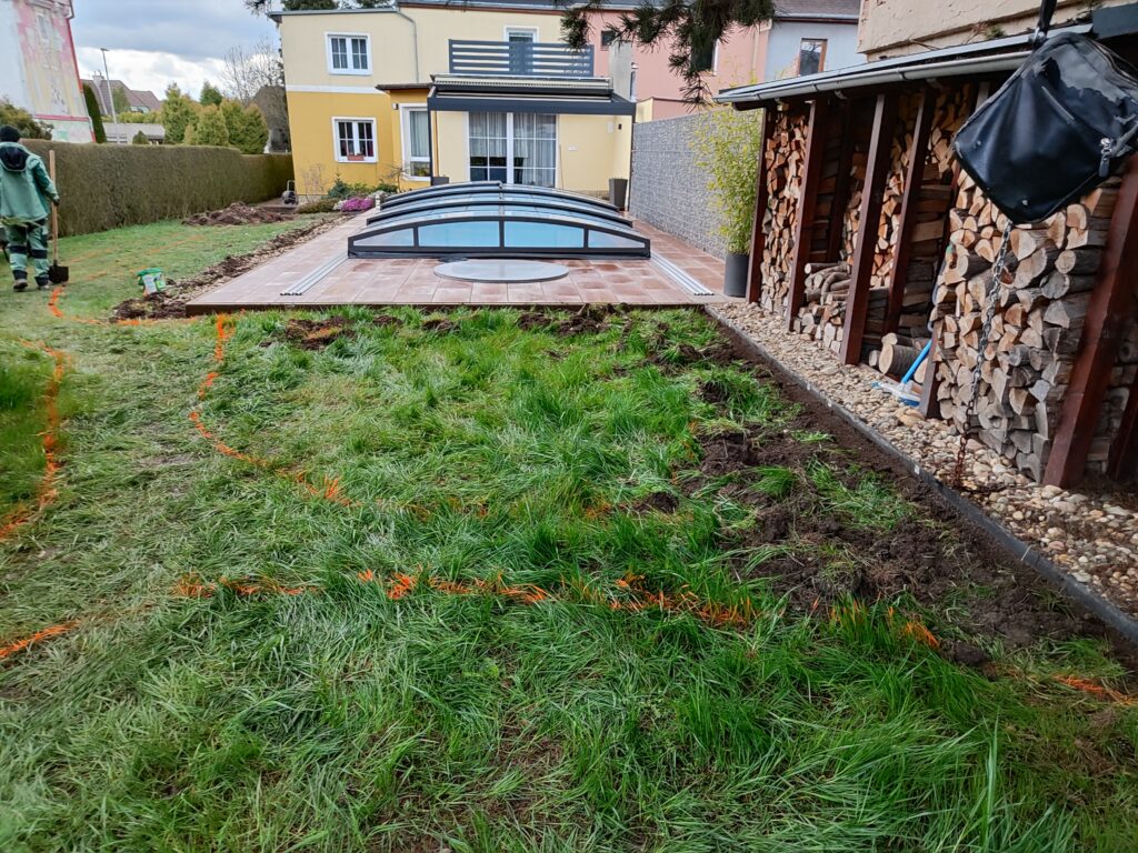 Realizace zahrady Probostov 21 priprava