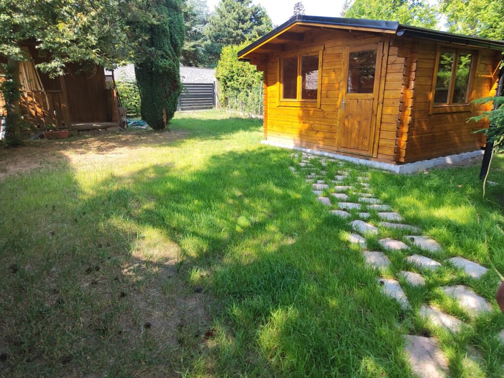 Realizace zahrady Probostov 9 dokonceny zahradni domek